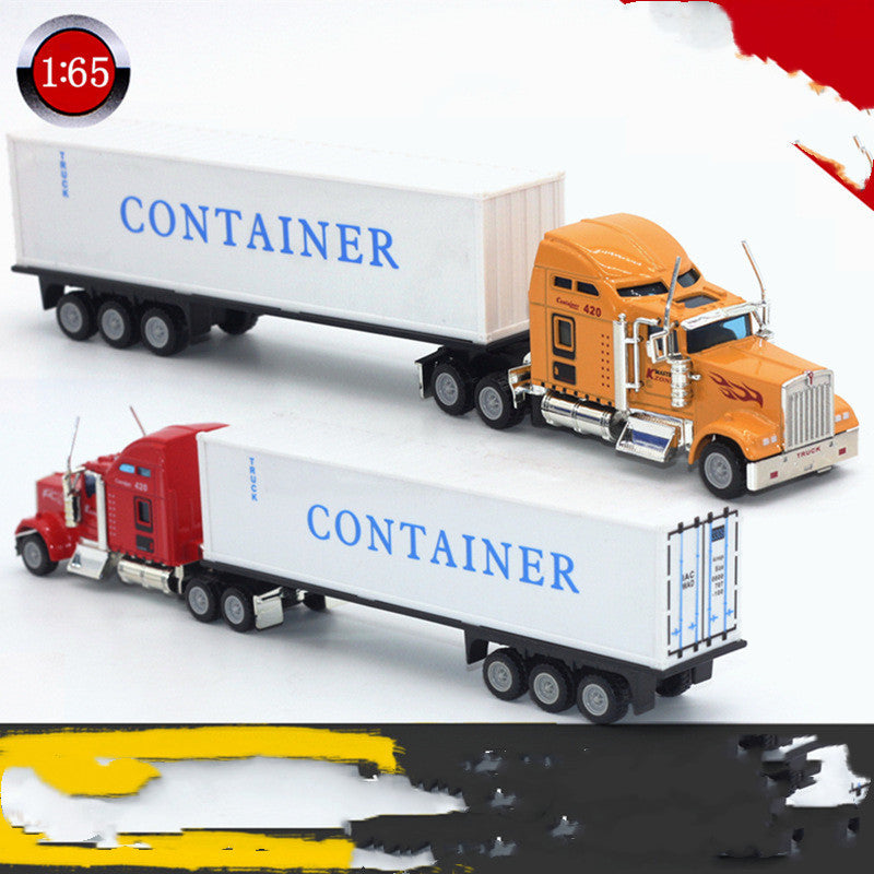 Alloy Car Model Container Truck Flatbed Truck Model
