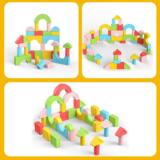 Large Geometric Paradise Large Building Blocks Educational Toy Set