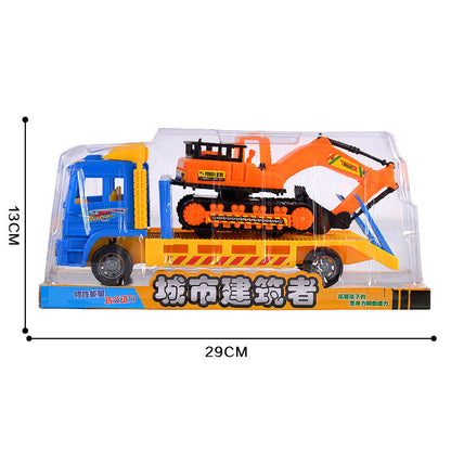 Rotatable Inertia Fire Ladder Truck Toys