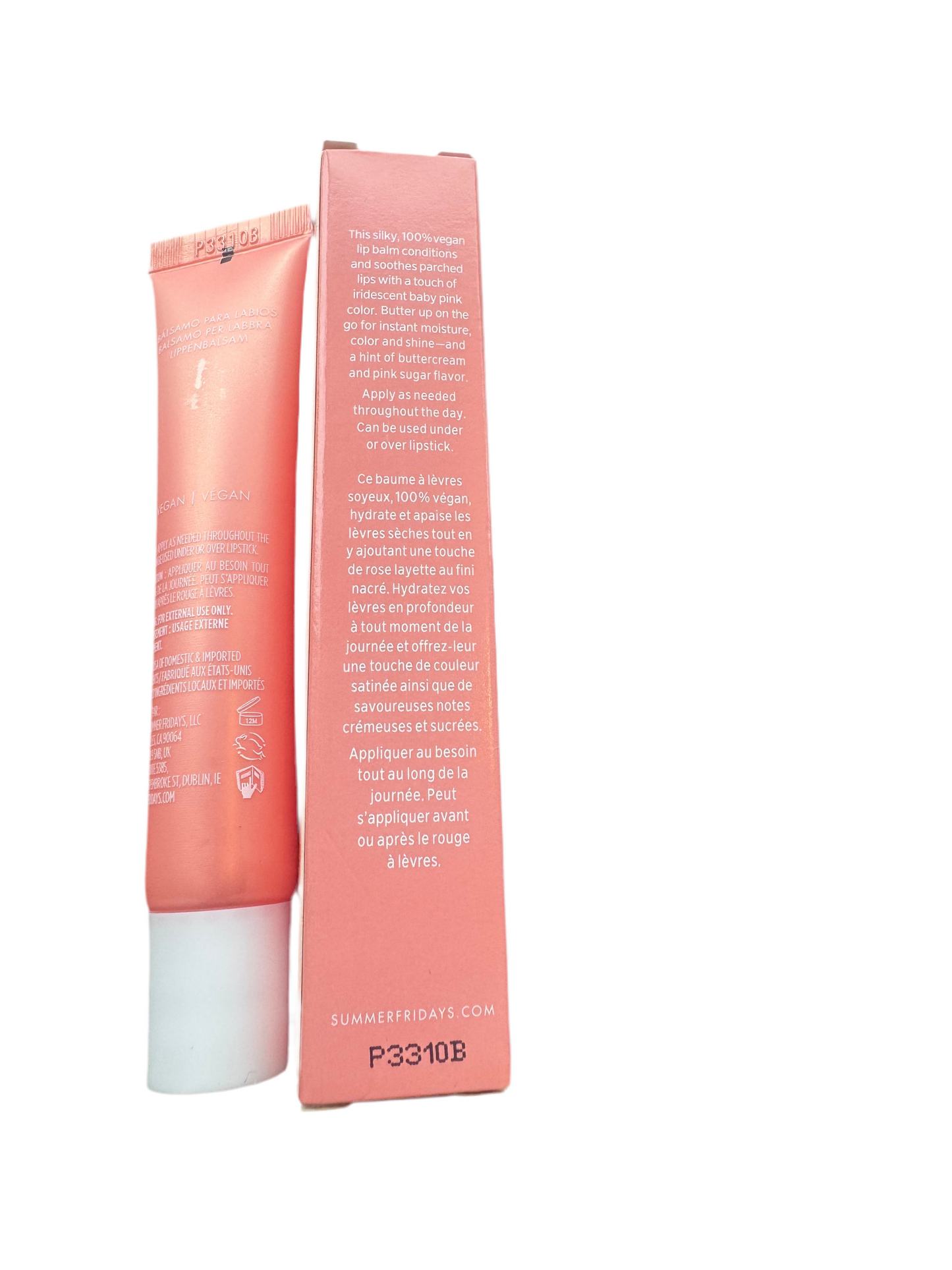 Summer Fridays Lip Butter Balm Birthday Cake 0.05 Oz. New In Box