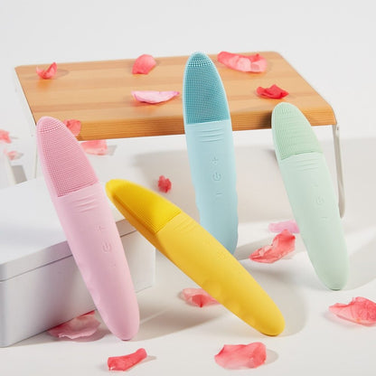Silicone facial cleanser, electric facial massager