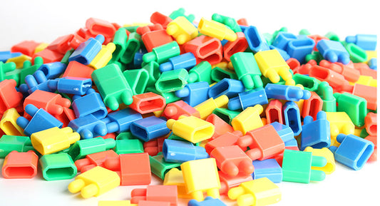 Children's Puzzle Assembly Plastic Building Block Set