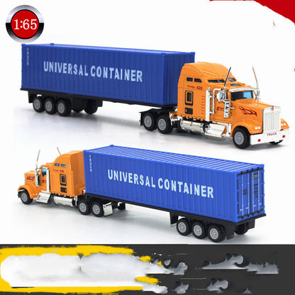 Alloy Car Model Container Truck Flatbed Truck Model