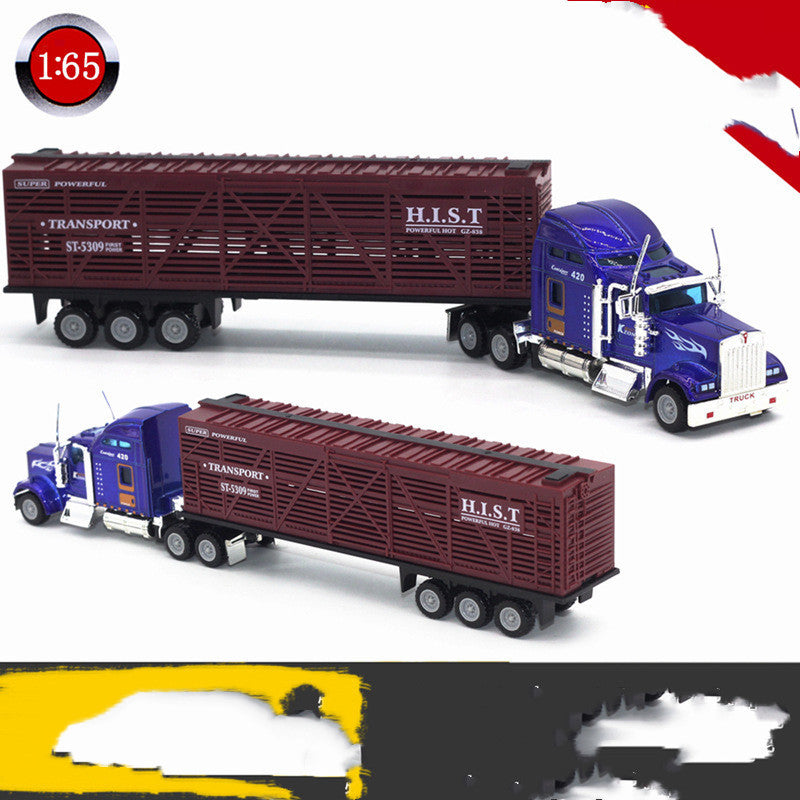 Alloy Car Model Container Truck Flatbed Truck Model