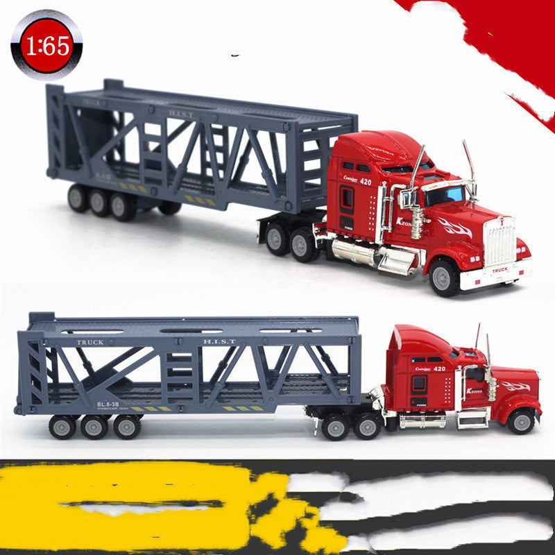 Alloy Car Model Container Truck Flatbed Truck Model