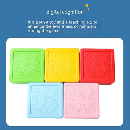 Large Geometric Paradise Large Building Blocks Educational Toy Set