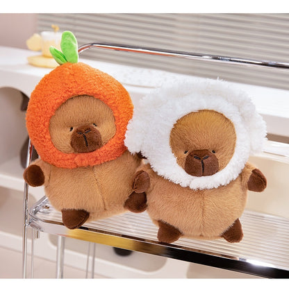 Capabala Capybara Wearing Hat Orange Hat Girls' Plush Toys Doll