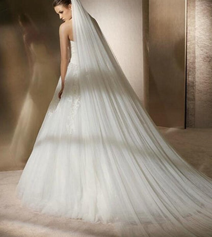 3 meters bridal veil