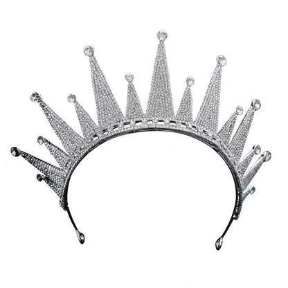 Luxury Sparkling Crystal Floral Bridal Jewelry Sets Rhinestone Tiaras Crown