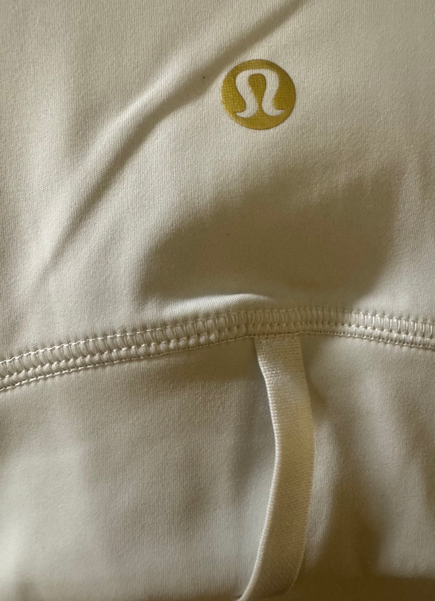 Lululemon Define Jacket Nulu New Light Ivory/Gold Size 6 Woman’s