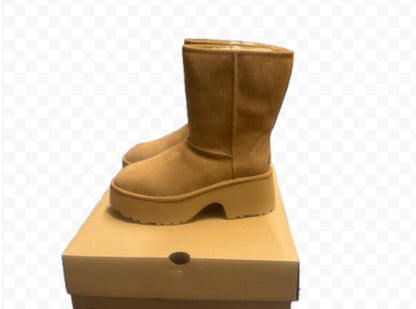 UGG Classic New Heights Short Boot (Women) Size 10 Chestnut New in the box.
