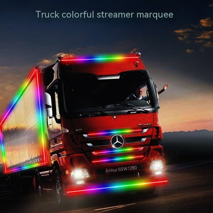 Truck Truck Modification Ambience Light Colorful Running Lights