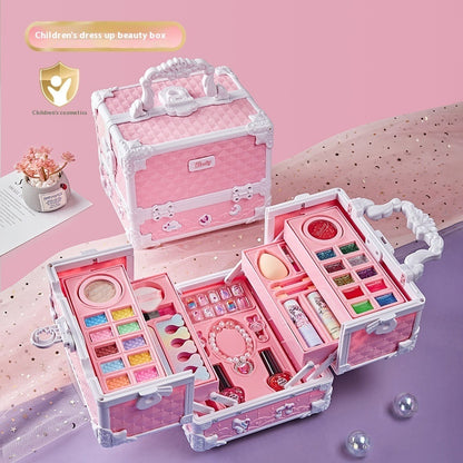 Girls' Cosmetics Can Store Makeup Box Toys Suit