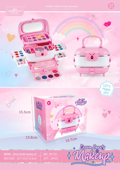 Girls' Cosmetics Can Store Makeup Box Toys Suit