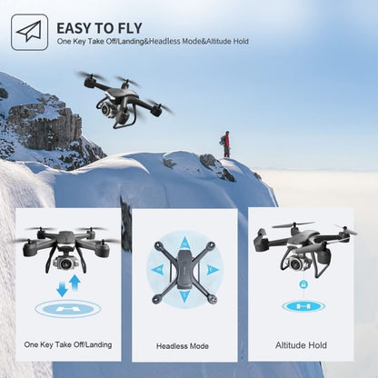 4DRC V14 Professional Drone 6K HD Dual Camera Wifi FPV Portable RC Quadcopter 2 BATTERY,Drones Suitable For Adults & Beginners.Logistics Is Randomly Sent By UPS,USPS,Self-pickup.