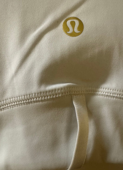 Lululemon Define Jacket Nulu New Light Ivory/Gold Size 8 Womans