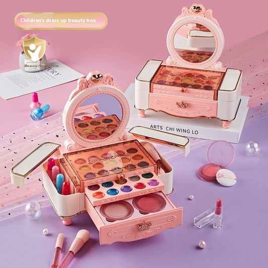 Girls' Cosmetics Can Store Makeup Box Toys Suit