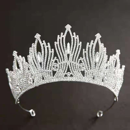 Shiny Bride Tiaras Crowns Crystal Wedding Hair Accessories