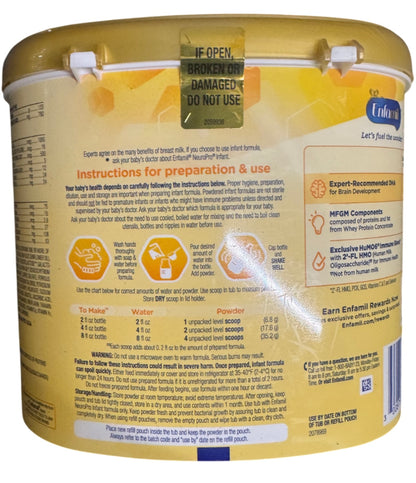 ENFAMIL NEUROPRO EXPIRATION 5/1/2027 20.7 OZS
