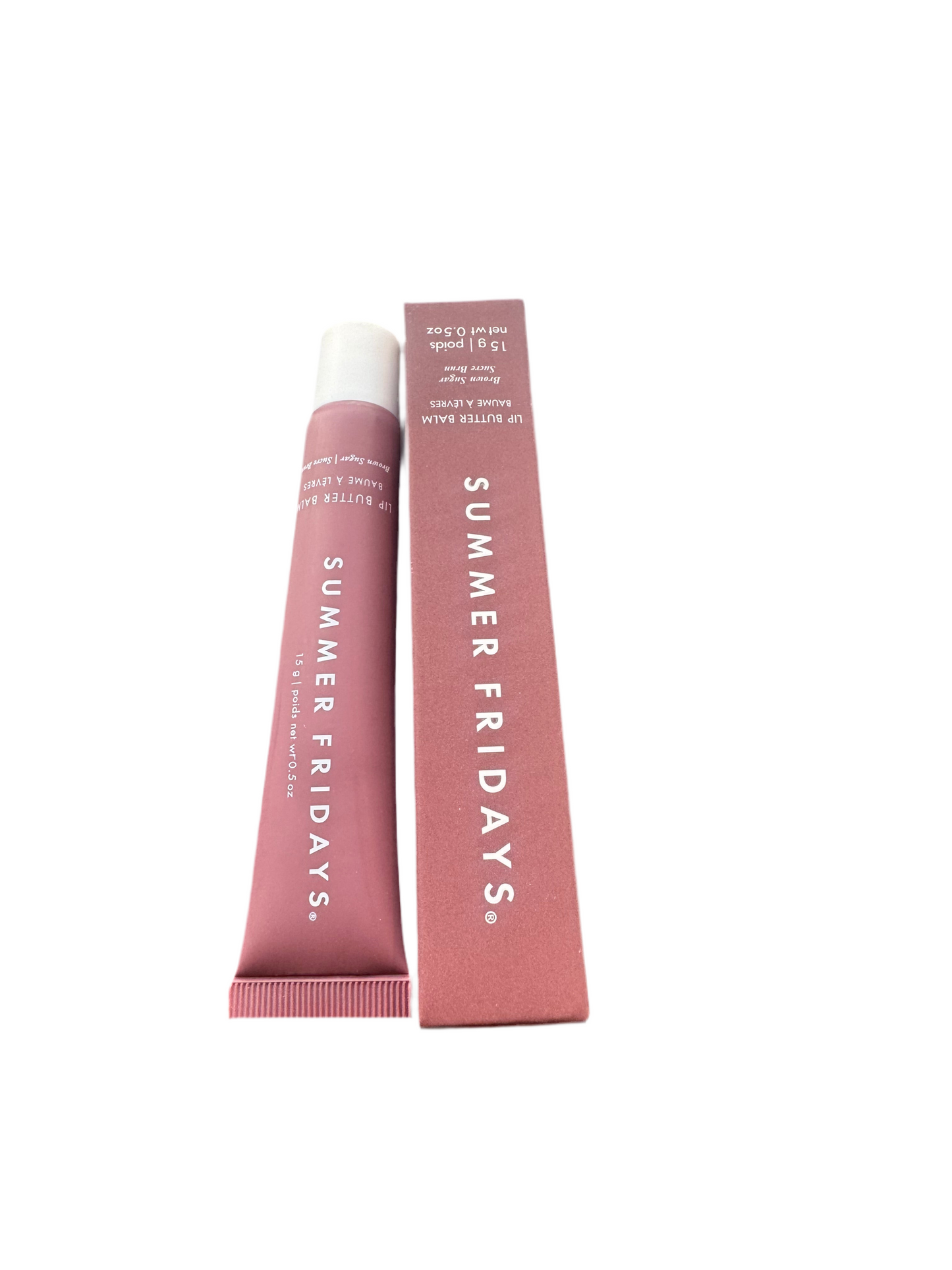 Summer Fridays Gift Set 3 Units Lip Butter Balm 1 Sweet Mint, 1 Vanilla 1 Brown Sugar 0.5 Oz Each New In Box