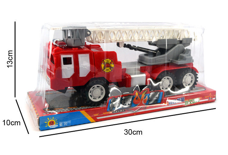 Rotatable Inertia Fire Ladder Truck Toys