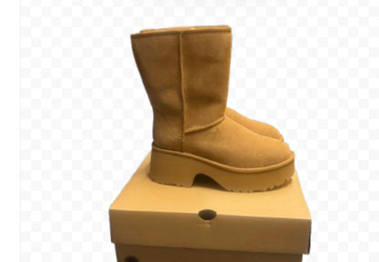 UGG Classic New Heights Short Boot (Women) Size 10 Chestnut New in the box.