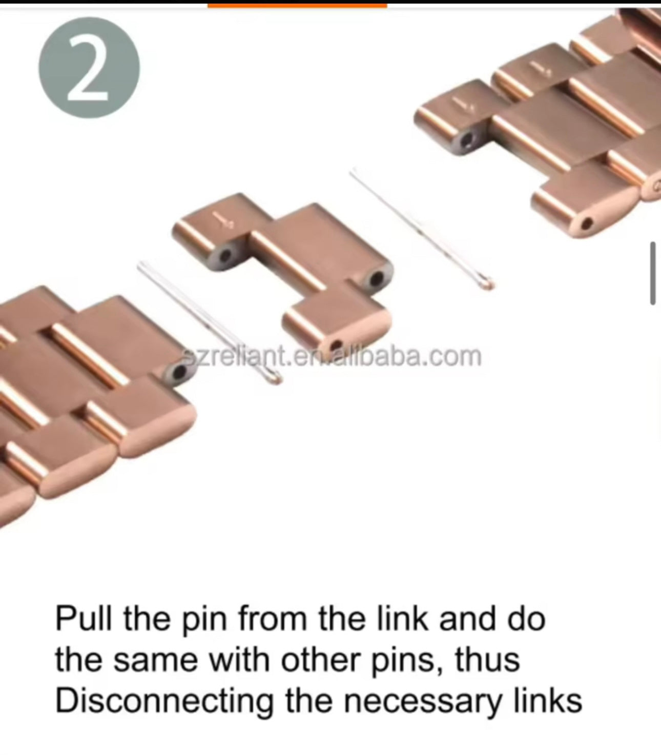 Avu Le Vu For Apple Watch Series 10 46MM Band, Bezel Zircon Crystal Rose Gold