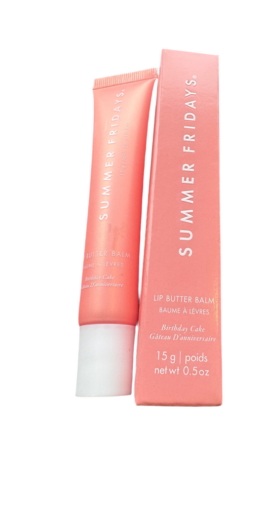 Summer Fridays Lip Butter Balm Birthday Cake 0.05 Oz. New In Box