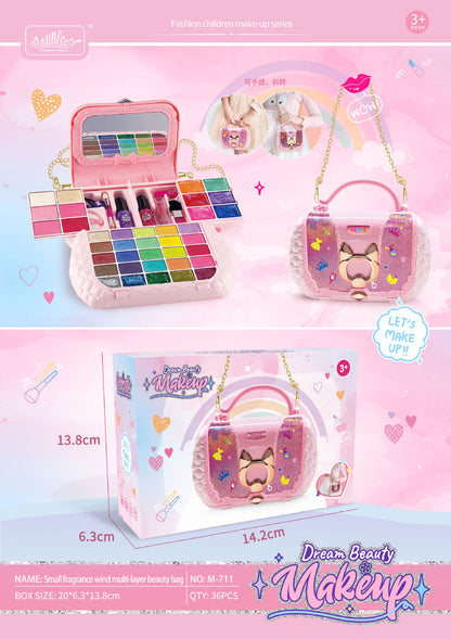Girls' Cosmetics Can Store Makeup Box Toys Suit