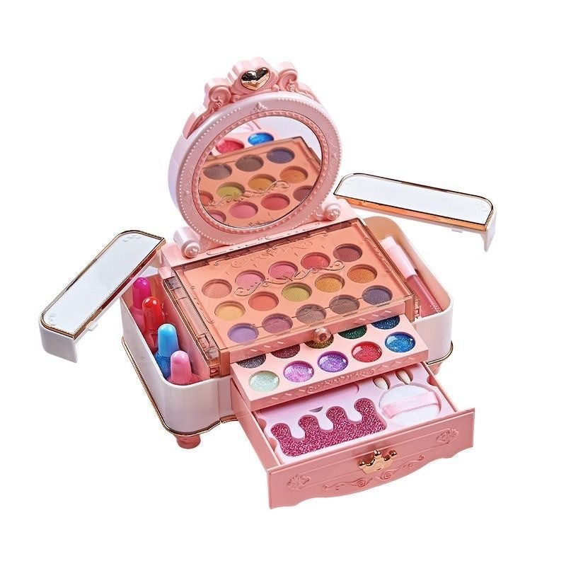 Girls' Cosmetics Can Store Makeup Box Toys Suit
