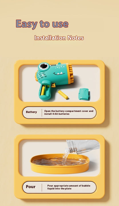 40-hole Bubble Machine Children's Automatic Handheld Boys And Girls Toys